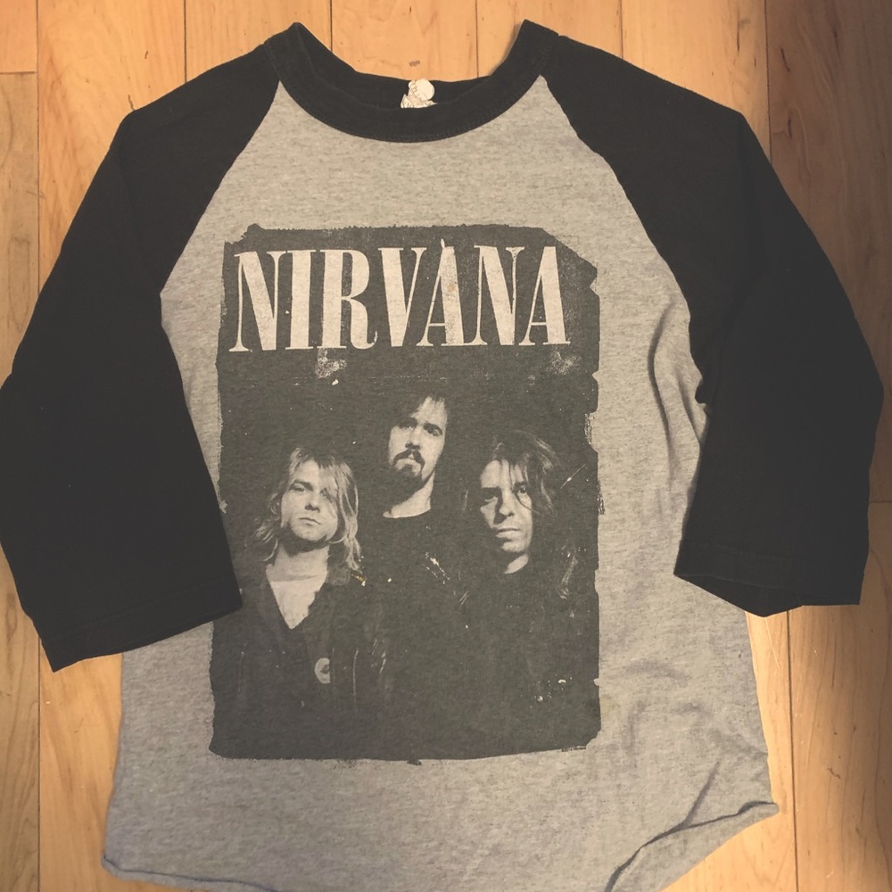 Small Nirvana band shirt